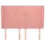 Headboard with pink velvet ears 147x23x118/128 cm by vidaXL, Headboards and footboards - Ref: Foro24-3117729, Price: 119,99 €...