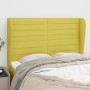 Headboard with green fabric ears 147x23x118/128 cm by vidaXL, Headboards and footboards - Ref: Foro24-3118101, Price: 99,87 €...