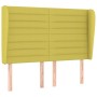 Headboard with green fabric ears 147x23x118/128 cm by vidaXL, Headboards and footboards - Ref: Foro24-3118101, Price: 99,87 €...