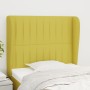 Headboard with green fabric ears 83x23x118/128 cm by vidaXL, Headboards and footboards - Ref: Foro24-3118175, Price: 75,99 €,...