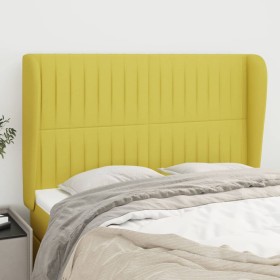 Headboard with green fabric ears 147x23x118/128 cm by vidaXL, Headboards and footboards - Ref: Foro24-3118199, Price: 121,99 ...