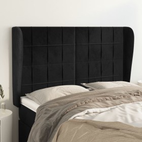 Headboard with black velvet ears 147x23x118/128 cm by vidaXL, Headboards and footboards - Ref: Foro24-3118006, Price: 128,20 ...