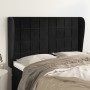 Headboard with black velvet ears 147x23x118/128 cm by vidaXL, Headboards and footboards - Ref: Foro24-3118006, Price: 142,05 ...