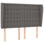 Headboard with gray synthetic leather ears 147x23x118/128cm by vidaXL, Headboards and footboards - Ref: Foro24-3118050, Price...