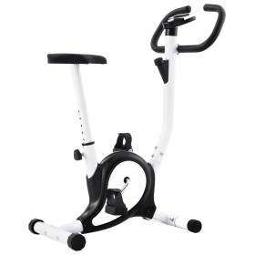 Ergometer mit schwarzem Widerstandsband von vidaXL, Stationäre Fahrräder - Ref: Foro24-92009, Preis: 127,99 €, Rabatt: %