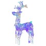 Acrylic Christmas reindeer ornament 3 units 60x16x100 cm by vidaXL, Christmas lights - Ref: Foro24-3154340, Price: 157,78 €, ...