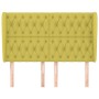 Headboard with green fabric ears 163x23x118/128 cm by vidaXL, Headboards and footboards - Ref: Foro24-3118305, Price: 136,27 ...