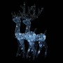 2pcs Acrylic Christmas Reindeer Ornament Cool White 120cm by vidaXL, Christmas lights - Ref: Foro24-3154345, Price: 126,92 €,...