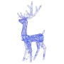 Acryl Rentier Weihnachtsschmuck 2 Stück blau 120 cm von vidaXL, Weihnachtsbeleuchtung - Ref: Foro24-3154348, Preis: 147,38 €,...