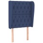 Headboard with blue fabric ears 83x23x118/128 cm by vidaXL, Headboards and footboards - Ref: Foro24-3118272, Price: 92,99 €, ...