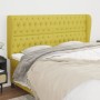 Headboard with green fabric ears 203x23x118/128 cm by vidaXL, Headboards and footboards - Ref: Foro24-3118321, Price: 150,99 ...