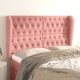 Headboard with pink velvet ears 163x23x118/128 cm by vidaXL, Headboards and footboards - Ref: Foro24-3118351, Price: 164,52 €...