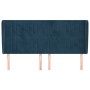 Headboard with dark blue velvet ears 183x23x118/128 cm by vidaXL, Headboards and footboards - Ref: Foro24-3118258, Price: 138...