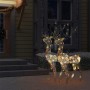 Multicolor acrylic Christmas reindeer ornament 2 pcs 120 cm by vidaXL, Christmas lights - Ref: Foro24-3154351, Price: 129,99 ...