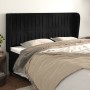 Headboard with black velvet ears 203x23x118/128 cm by vidaXL, Headboards and footboards - Ref: Foro24-3118262, Price: 143,74 ...