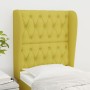 Headboard with green fabric ears 83x23x118/128 cm by vidaXL, Headboards and footboards - Ref: Foro24-3118273, Price: 79,17 €,...