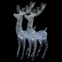 Christmas reindeer acrylic 250 LED 2 pcs cold white 180 cm by vidaXL, Christmas lights - Ref: Foro24-3154357, Price: 404,99 €...