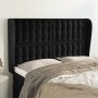 Headboard with black velvet ears 147x23x118/128 cm by vidaXL, Headboards and footboards - Ref: Foro24-3118440, Price: 141,28 ...