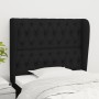 Headboard with black fabric ears 103x23x118/128 cm by vidaXL, Headboards and footboards - Ref: Foro24-3118284, Price: 86,27 €...