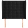 Headboard with black velvet ears 83x23x118/128 cm by vidaXL, Headboards and footboards - Ref: Foro24-3118422, Price: 77,34 €,...