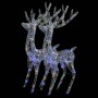 Christmas reindeer acrylic 250 LED 2 pcs multicolor 180 cm by vidaXL, Christmas lights - Ref: Foro24-3154363, Price: 334,08 €...