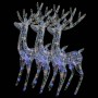 Christmas reindeer acrylic 250 LED 3 pcs multicolor 180 cm by vidaXL, Christmas lights - Ref: Foro24-3154364, Price: 554,99 €...