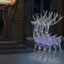 Christmas reindeer acrylic 250 LED 3 pcs multicolor 180 cm by vidaXL, Christmas lights - Ref: Foro24-3154364, Price: 554,99 €...