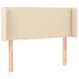 Cabecero de tela color crema 83x16x78/88 cm de vidaXL, Cabeceros y pies de cama - Ref: Foro24-3118467, Precio: 46,99 €, Descu...