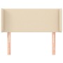 Cabecero de tela color crema 83x16x78/88 cm de vidaXL, Cabeceros y pies de cama - Ref: Foro24-3118467, Precio: 46,99 €, Descu...