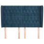 Headboard with dark blue velvet ears 147x23x118/128 cm by vidaXL, Headboards and footboards - Ref: Foro24-3118344, Price: 159...