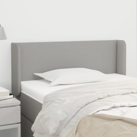 Light gray fabric headboard 83x16x78/88 cm by vidaXL, Headboards and footboards - Ref: Foro24-3118462, Price: 60,37 €, Discou...