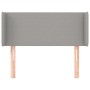 Light gray fabric headboard 83x16x78/88 cm by vidaXL, Headboards and footboards - Ref: Foro24-3118462, Price: 60,37 €, Discou...