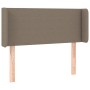 Taupe gray fabric headboard 103x16x78/88 cm by vidaXL, Headboards and footboards - Ref: Foro24-3118482, Price: 55,76 €, Disco...