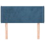 Cabecero de terciopelo azul oscuro 93x16x78/88 cm de vidaXL, Cabeceros y pies de cama - Ref: Foro24-3118528, Precio: 51,99 €,...