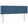 Dark blue velvet headboard 147x16x78/88 cm by vidaXL, Headboards and footboards - Ref: Foro24-3118540, Price: 67,20 €, Discou...