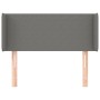 Dark gray fabric headboard 83x16x78/88 cm by vidaXL, Headboards and footboards - Ref: Foro24-3118463, Price: 57,99 €, Discoun...