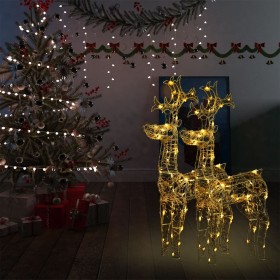 Acrylic Christmas reindeer 2 units 60x16x100 cm by vidaXL, Christmas lights - Ref: Foro24-3154369, Price: 200,99 €, Discount: %