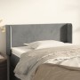 Cabecero de terciopelo gris claro 83x16x78/88 cm de vidaXL, Cabeceros y pies de cama - Ref: Foro24-3118518, Precio: 51,00 €, ...