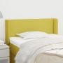 Green fabric headboard 93x16x78/88 cm by vidaXL, Headboards and footboards - Ref: Foro24-3118477, Price: 40,99 €, Discount: %