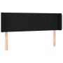 Black fabric headboard 147x16x78/88 cm by vidaXL, Headboards and footboards - Ref: Foro24-3118488, Price: 71,16 €, Discount: %