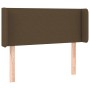 Dark brown fabric headboard 83x16x78/88 cm by vidaXL, Headboards and footboards - Ref: Foro24-3118465, Price: 44,99 €, Discou...