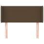 Dark brown fabric headboard 83x16x78/88 cm by vidaXL, Headboards and footboards - Ref: Foro24-3118465, Price: 44,99 €, Discou...