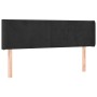 Black velvet headboard 147x16x78/88 cm by vidaXL, Headboards and footboards - Ref: Foro24-3118538, Price: 71,32 €, Discount: %