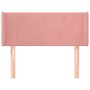 Pink velvet headboard 83x16x78/88 cm by vidaXL, Headboards and footboards - Ref: Foro24-3118523, Price: 49,99 €, Discount: %