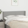 Light gray fabric headboard 147x16x78/88 cm by vidaXL, Headboards and footboards - Ref: Foro24-3118486, Price: 79,10 €, Disco...