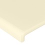 Cabecero de cuero sintético color crema 93x16x78/88 cm de vidaXL, Cabeceros y pies de cama - Ref: Foro24-3118568, Precio: 45,...