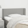 Light gray fabric headboard 93x16x78/88 cm by vidaXL, Headboards and footboards - Ref: Foro24-3118470, Price: 58,26 €, Discou...