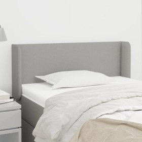 Light gray fabric headboard 93x16x78/88 cm by vidaXL, Headboards and footboards - Ref: Foro24-3118470, Price: 60,62 €, Discou...