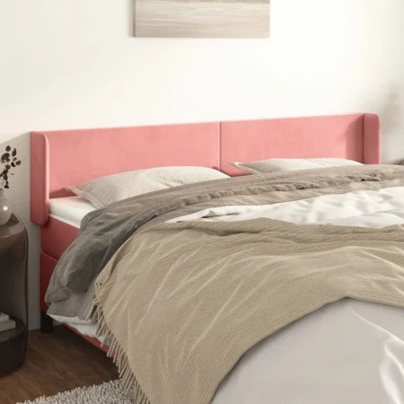 Pink velvet headboard 183x16x78/88 cm by vidaXL, Headboards and footboards - Ref: Foro24-3118553, Price: 74,63 €, Discount: %