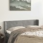 Light gray velvet headboard 147x16x78/88 cm by vidaXL, Headboards and footboards - Ref: Foro24-3118536, Price: 67,99 €, Disco...